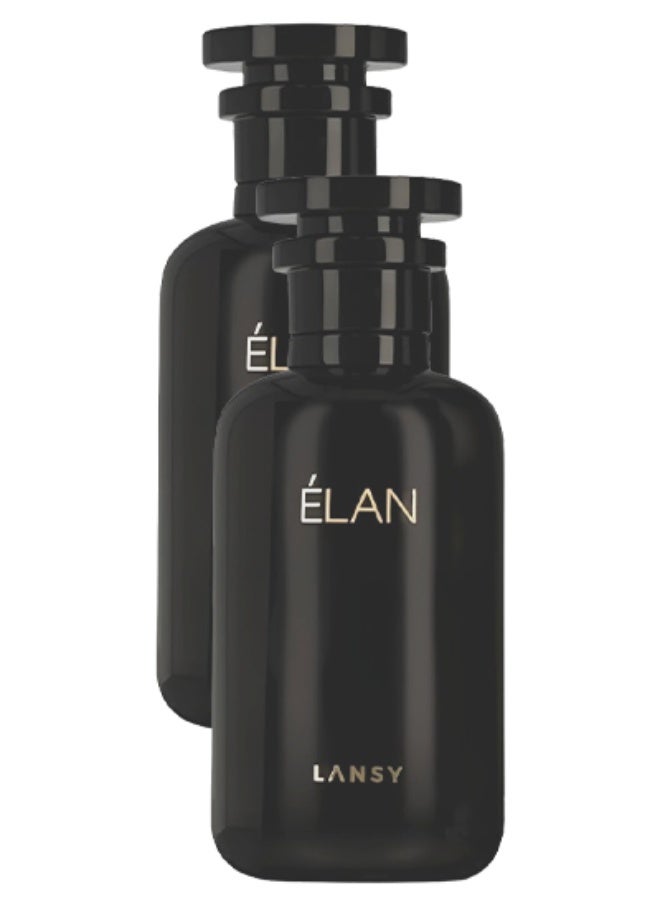 Lansy 2 Pieces Elan Perfume For Unisex 100ml EDP - Image 1